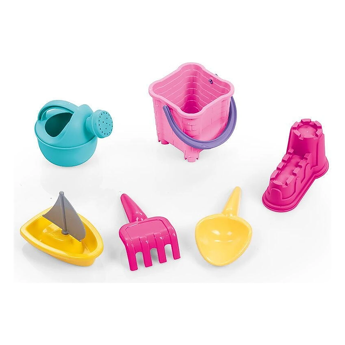 Masuta de activitati 3 in 1 pentru copii - Alb& roz [3]