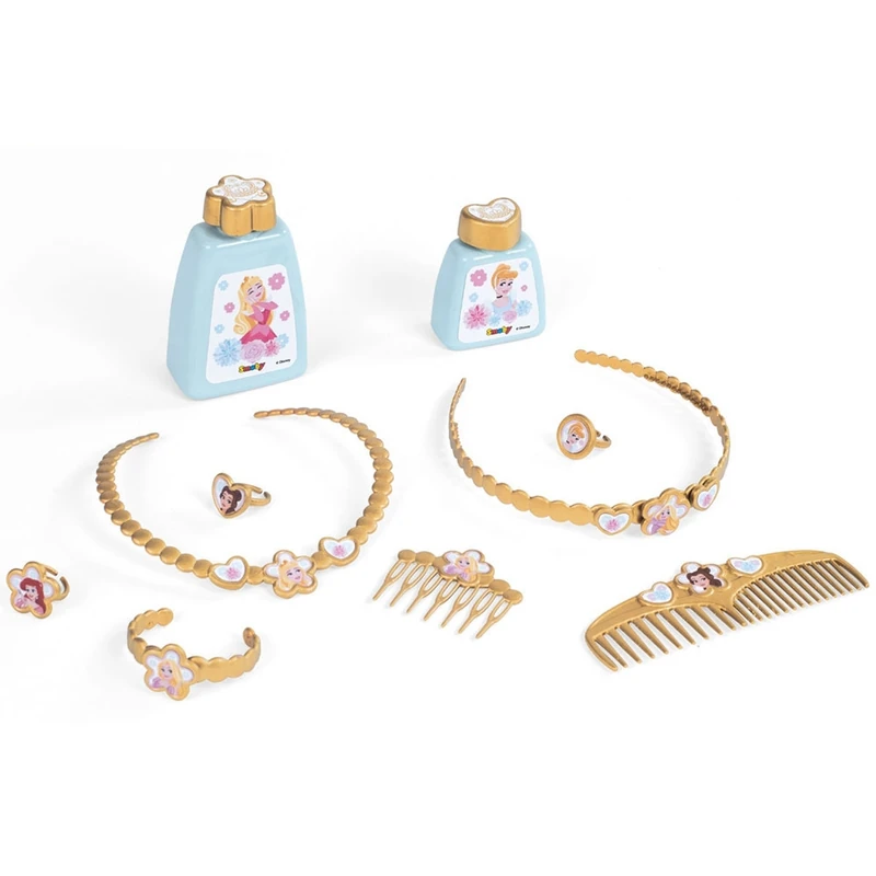 Masuta de machiaj Disney Princess 2 in 1 roz cu accesorii [3]