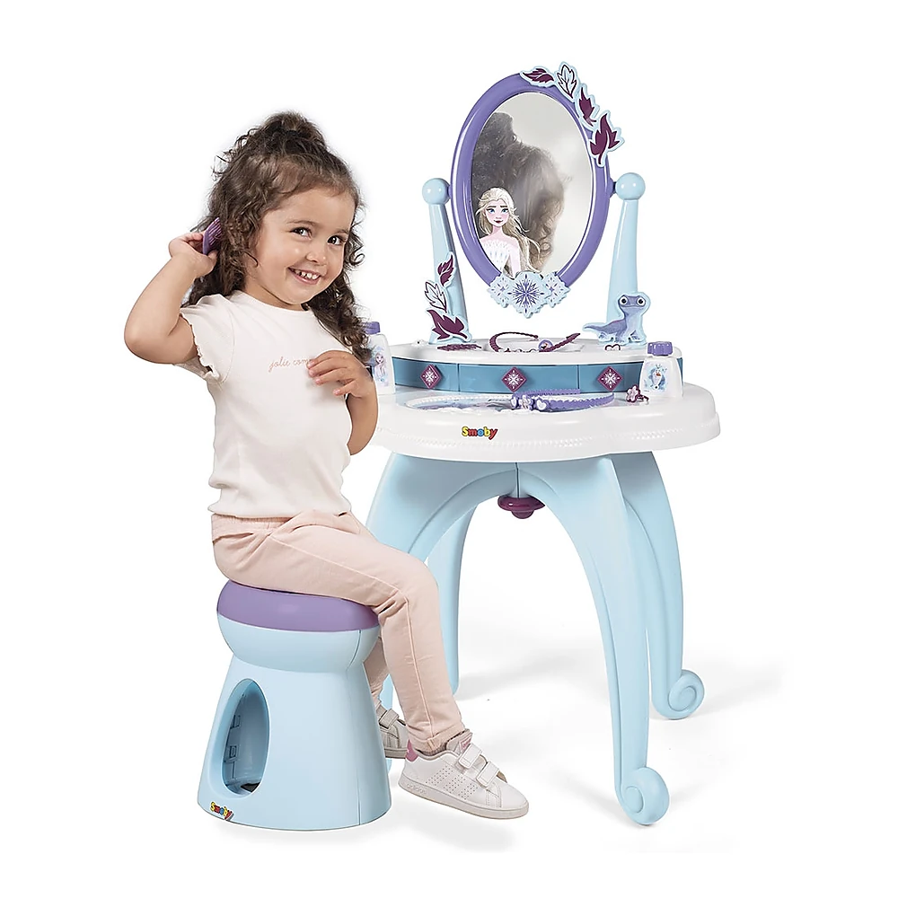 Masuta de machiaj Frozen Hairdresser 2 in 1 - Smoby [5]