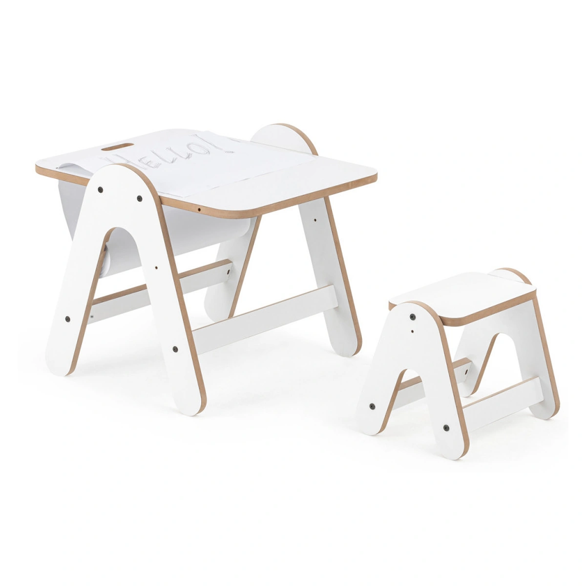 Masuta si tabla 2 in 1 cu scaunel MamaToyz Massam [4]