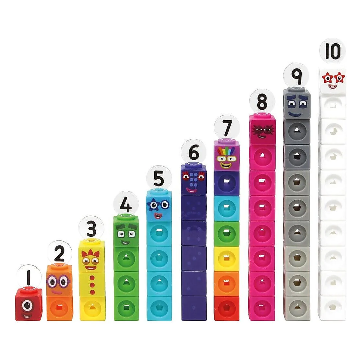 MathLink®Cubes Numberblocks in romana - Set de activitati de la 1 - 10 [4]
