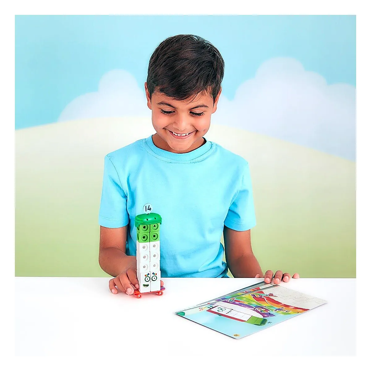 MathLink®Cubes Numberblocks in romana - Set de activitati de la 11 - 20 Learning Resources 7 ani [6]