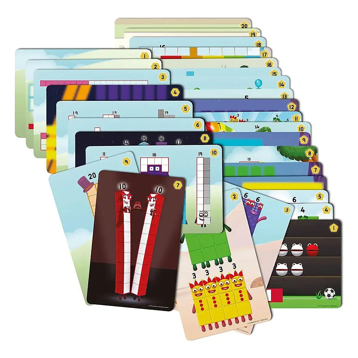 MathLink®Cubes Numberblocks in romana - Set de activitati de la 11 - 20 Learning Resources 7 ani [3]