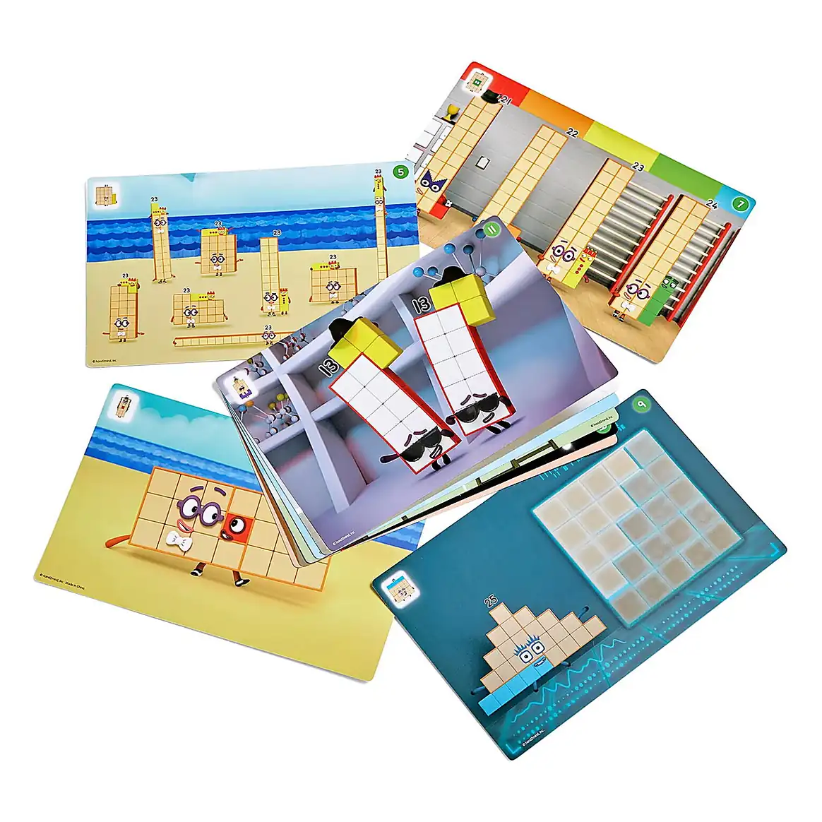 MathLink®Cubes Numberblocks in romana Set de activitati de la 21 - 30 Hand2Mind 3 ani+ [6]