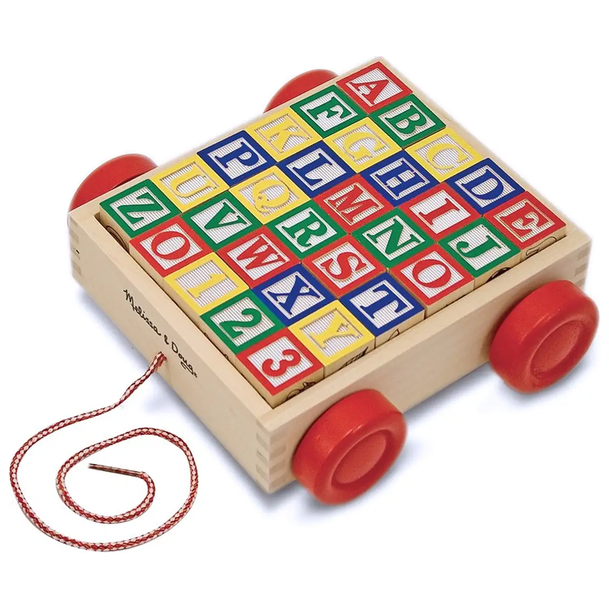 Melissa and Doug - Carucior cu cuburi ABC [2]