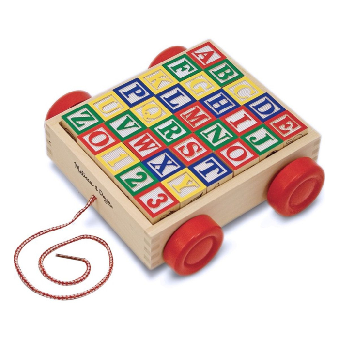 Melissa and Doug - Carucior cu cuburi ABC [2]