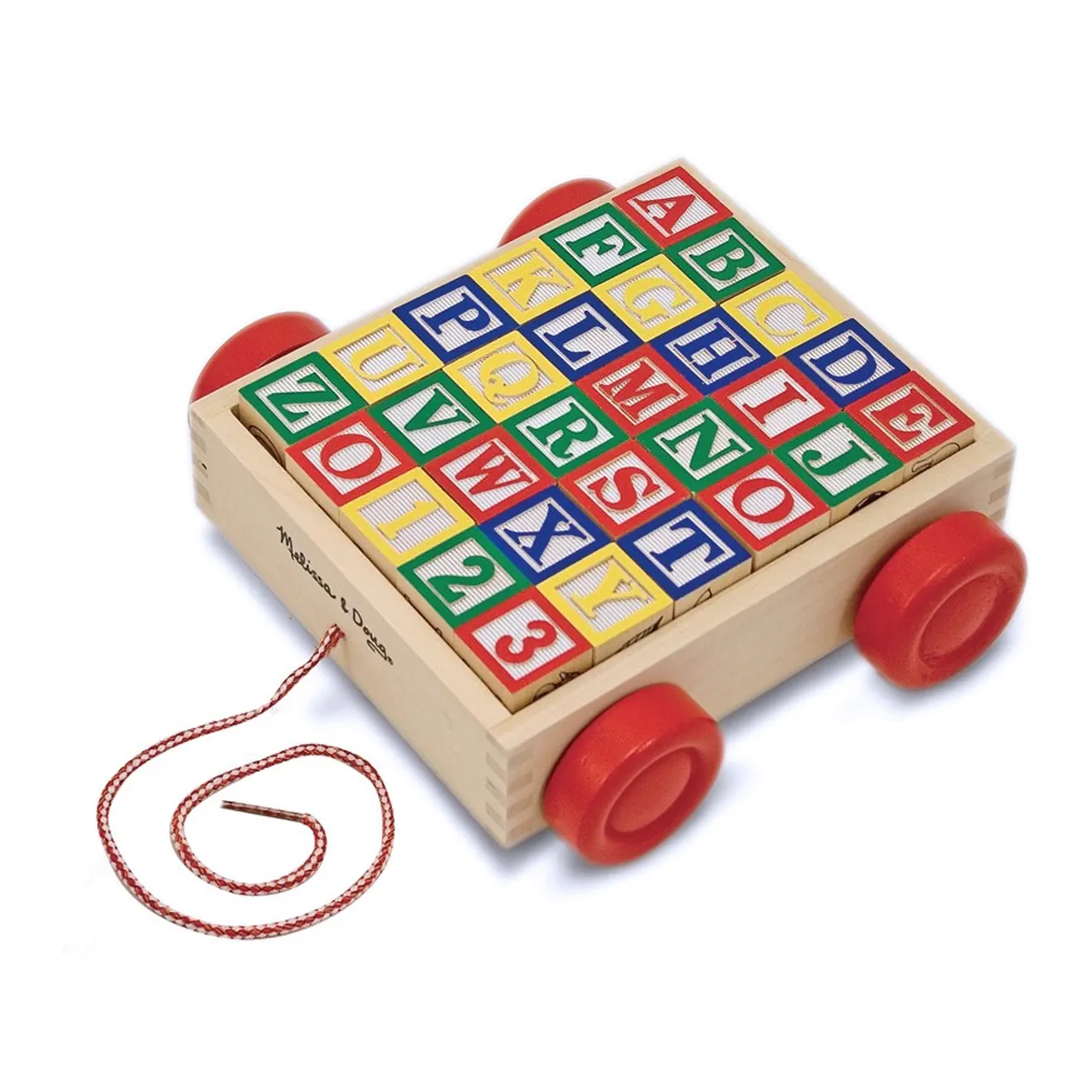 Melissa and Doug - Carucior cu cuburi ABC [2]