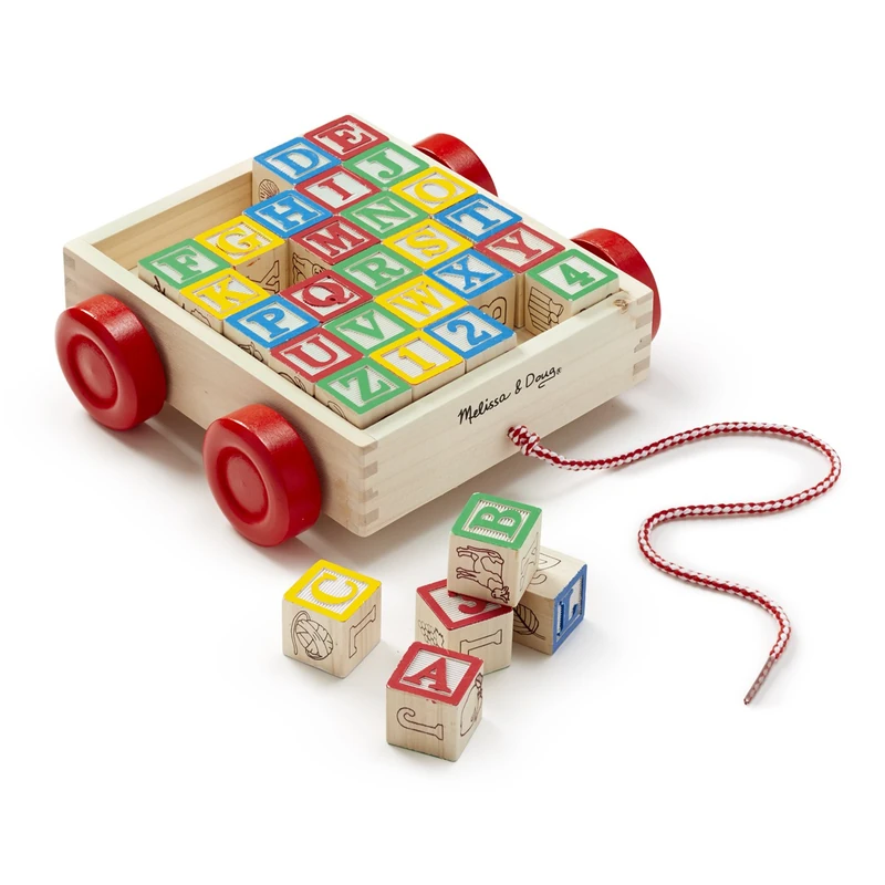 Melissa and Doug - Carucior cu cuburi ABC [1]