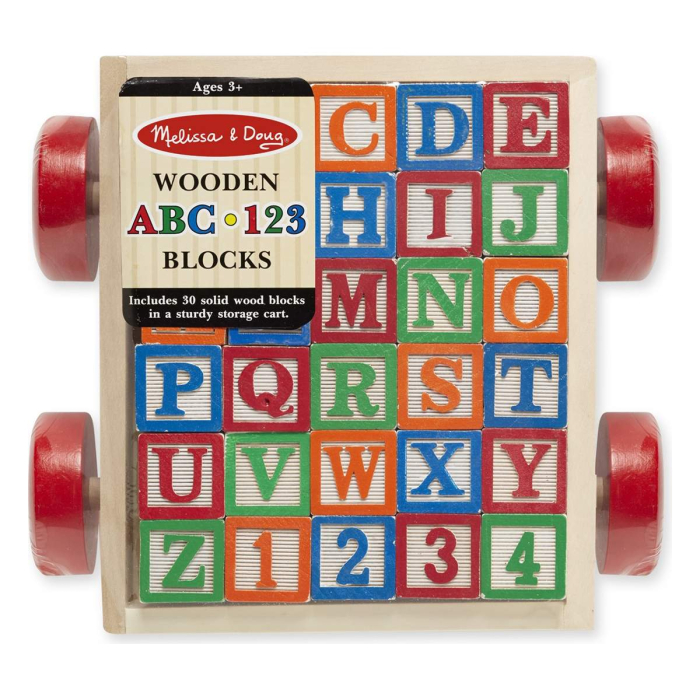 Melissa and Doug - Carucior cu cuburi ABC [3]
