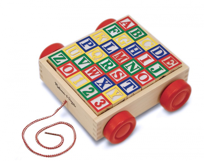 Melissa and Doug - Carucior cu cuburi ABC [2]