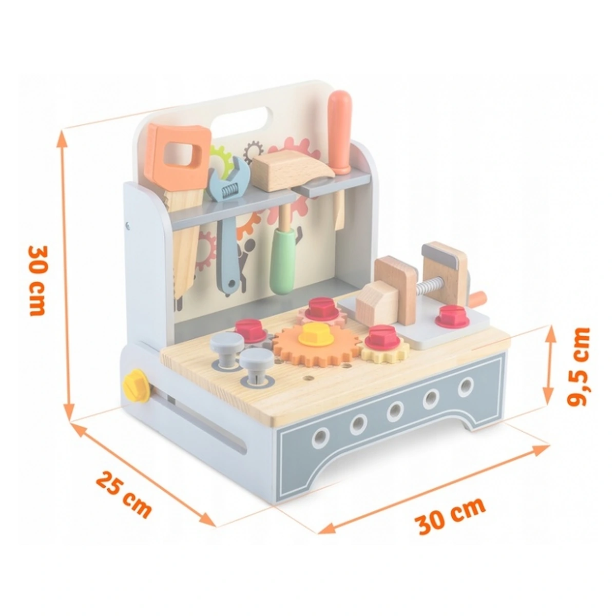 Mini atelier lemn Ricokids cu accesorii 3 ani+ [8]