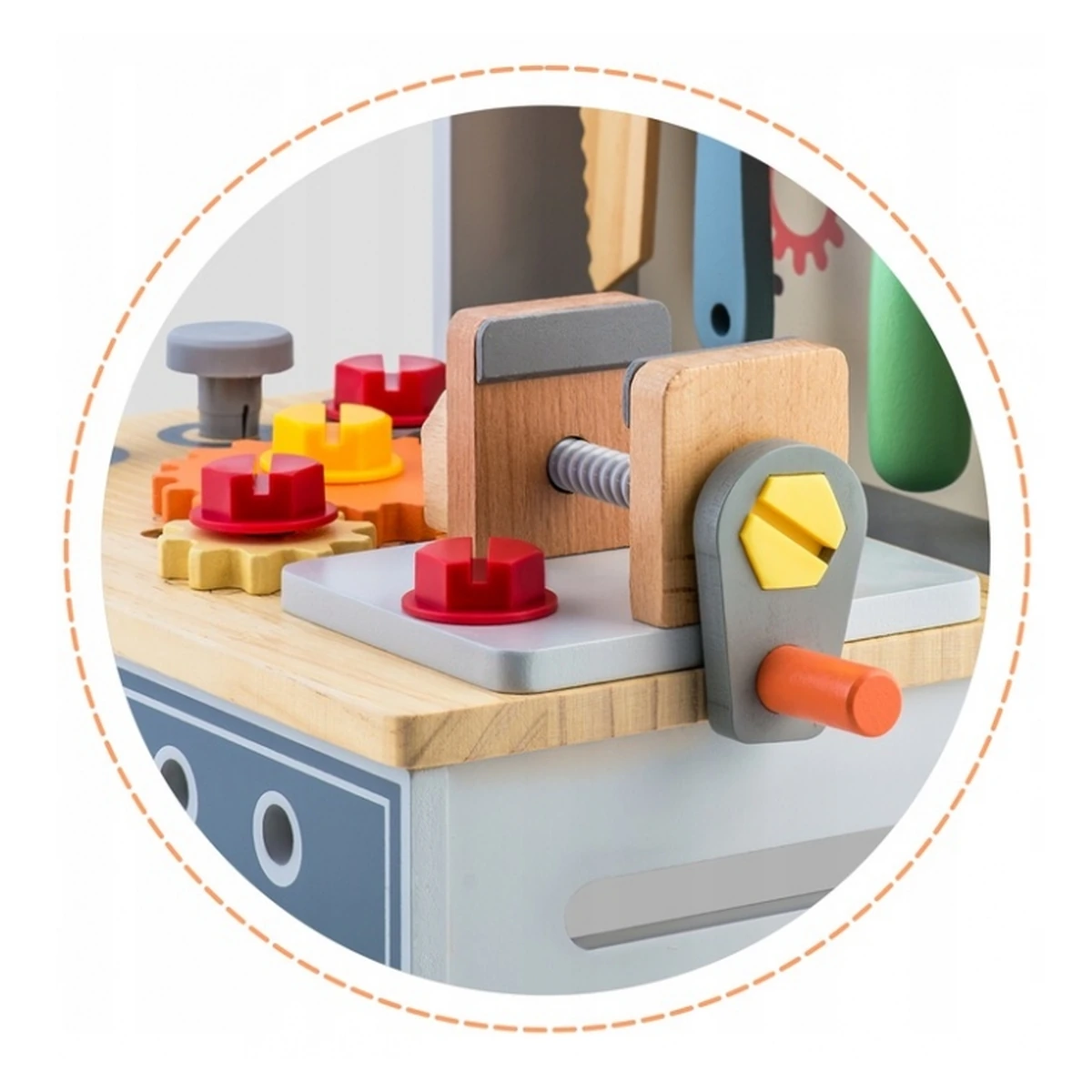 Mini atelier lemn Ricokids cu accesorii 3 ani+ [5]