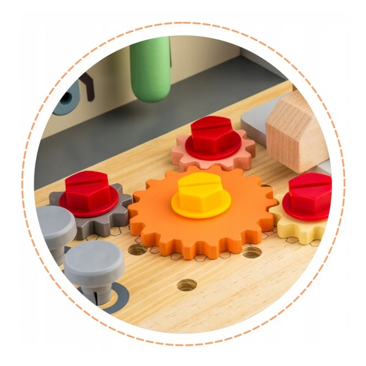 Mini atelier lemn Ricokids cu accesorii 3 ani+ [4]