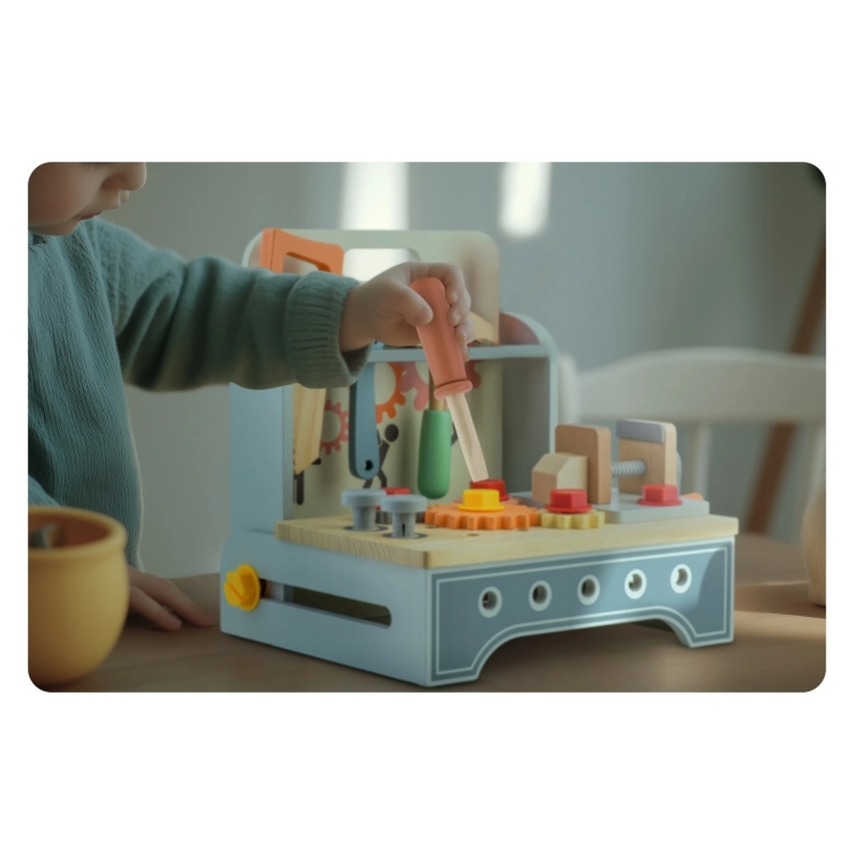 Mini atelier lemn Ricokids cu accesorii 3 ani+ [3]