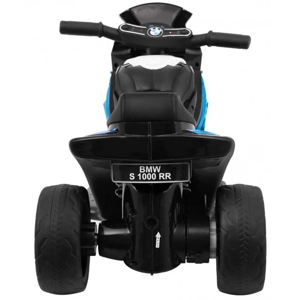 Motocicleta electrica BMW S1000 RR MINI, roti din plastic, scaun tapitat, 67x35.5x42 cm, putere 6V - Albastru [6]