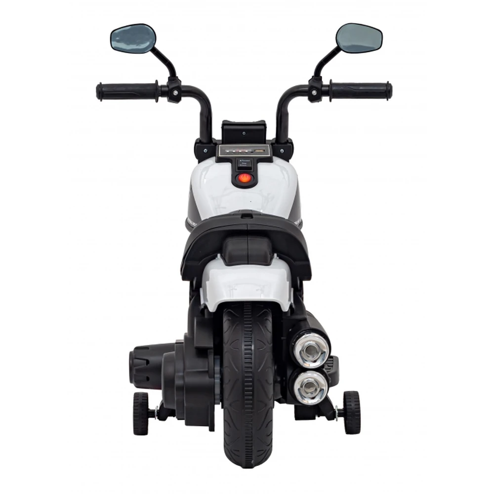 Motocicleta electrica CHOPPER FASTER AHL008, roti si scaun din plastic, 78x30x55 cm, putere 20W - Alb [5]