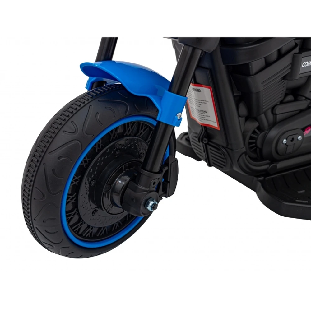 Motocicleta electrica CHOPPER FASTER AHL008, roti si scaun din plastic, 78x30x55 cm, putere 20W - Albastru [17]