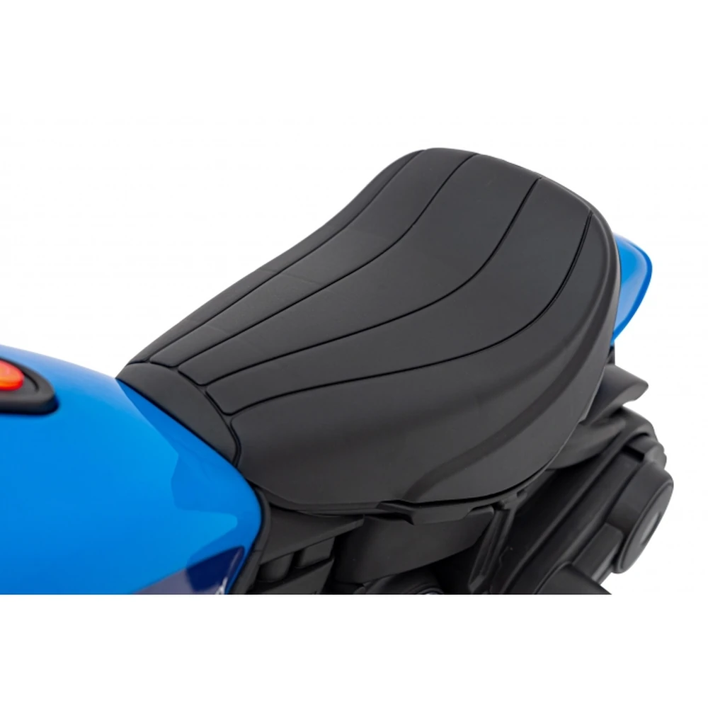 Motocicleta electrica CHOPPER FASTER AHL008, roti si scaun din plastic, 78x30x55 cm, putere 20W - Albastru [14]