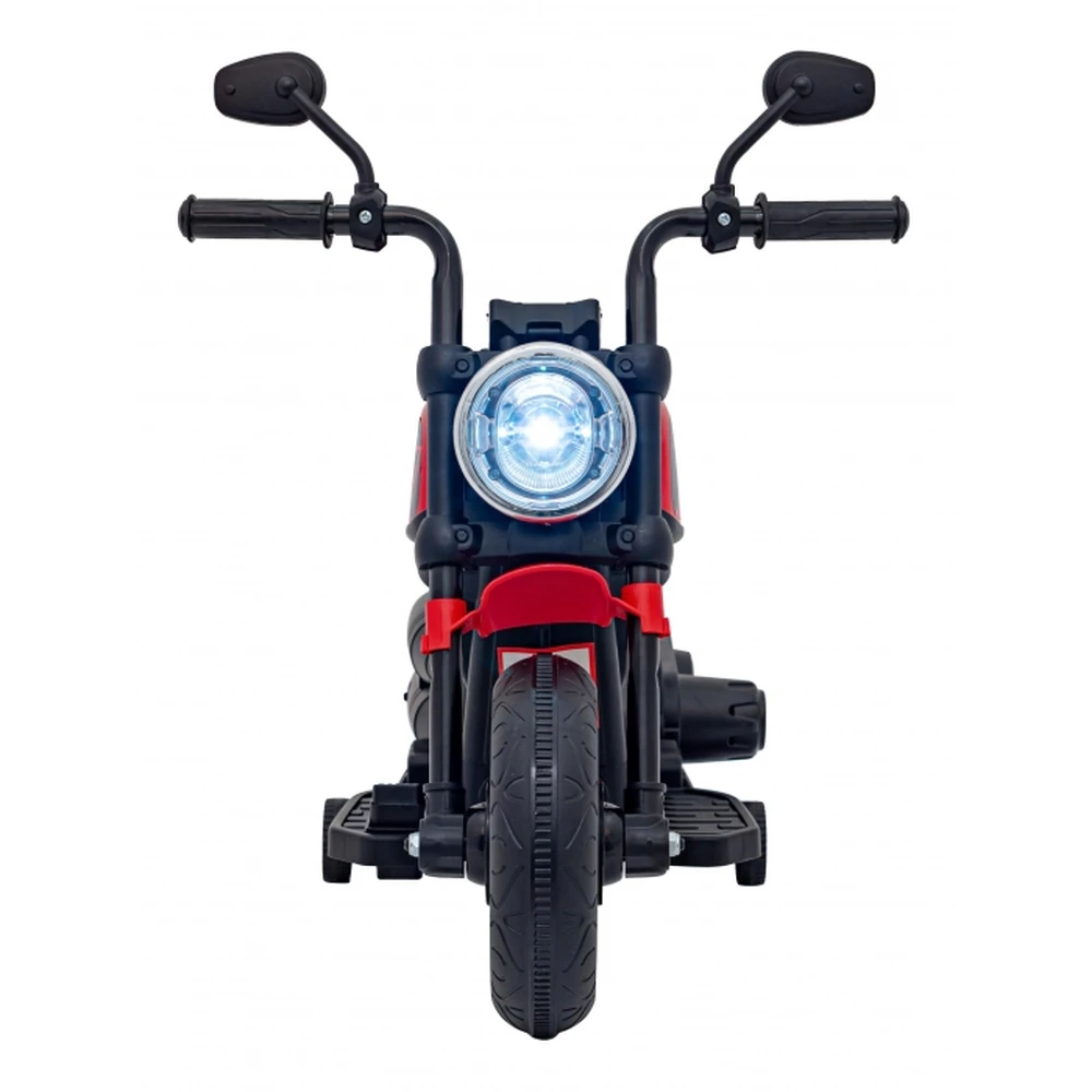 Motocicleta electrica CHOPPER FASTER AHL008, roti si scaun din plastic, 78x30x55 cm, putere 20W - Rosu [3]