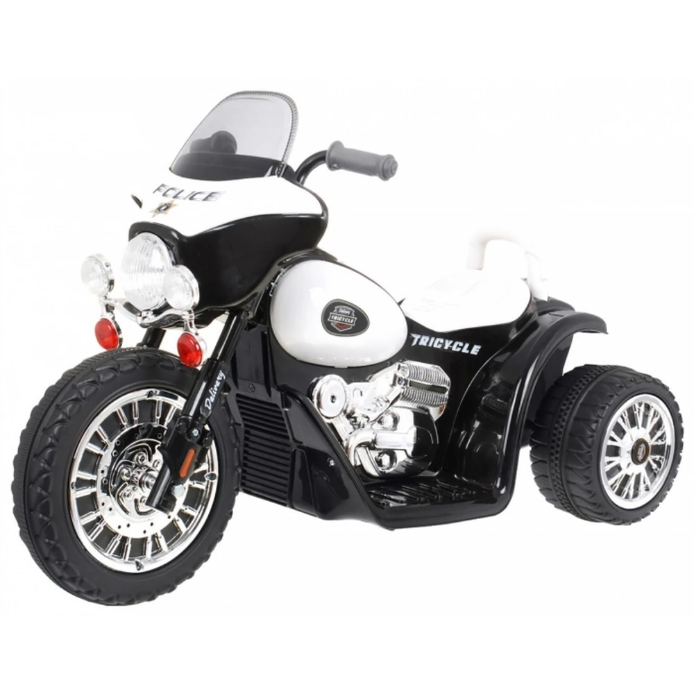Motocicleta electrica CHOPPER JT568, roti si scaun din plastic, 79x46x54 cm, putere 20W - Negru [1]