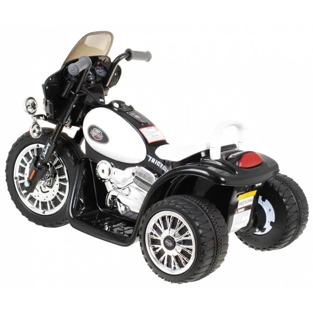 Motocicleta electrica CHOPPER JT568, roti si scaun din plastic, 79x46x54 cm, putere 20W - Negru [3]