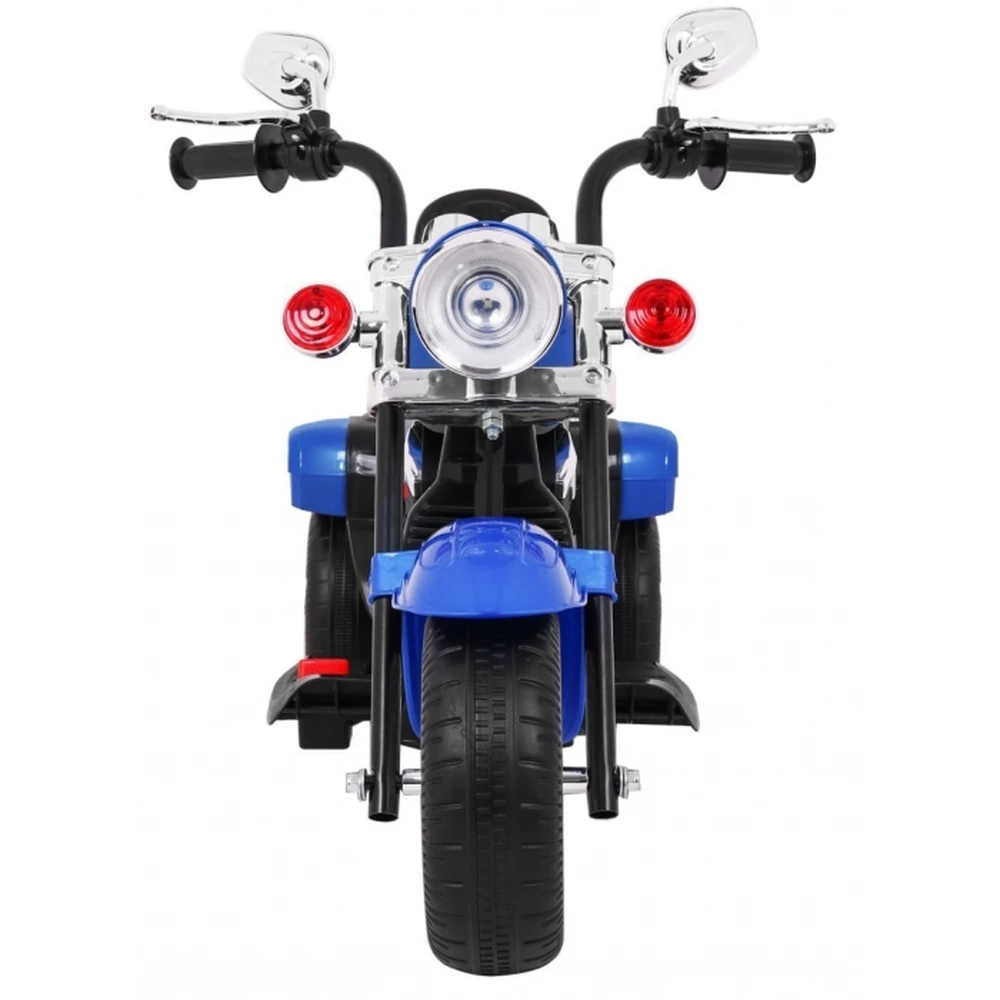 Motocicleta electrica CHOPPER NightBike TR1501, roti si scaun din plastic, 92x34x63 cm, putere 6V - Albastru [4]