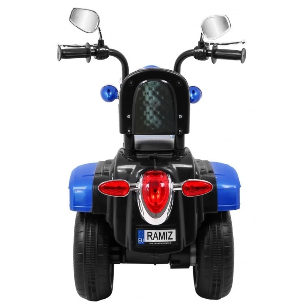 Motocicleta electrica CHOPPER NightBike TR1501, roti si scaun din plastic, 92x34x63 cm, putere 6V - Albastru [2]