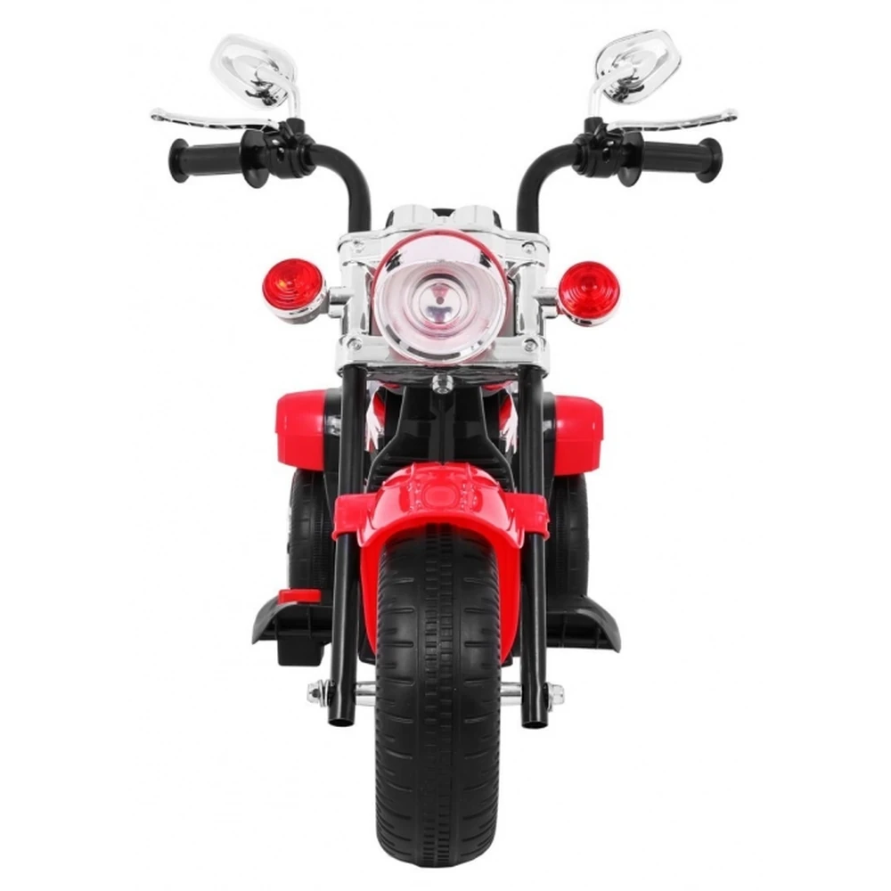 Motocicleta electrica CHOPPER NightBike TR1501, roti si scaun din plastic, 92x34x63 cm, putere 6V - Rosu [4]