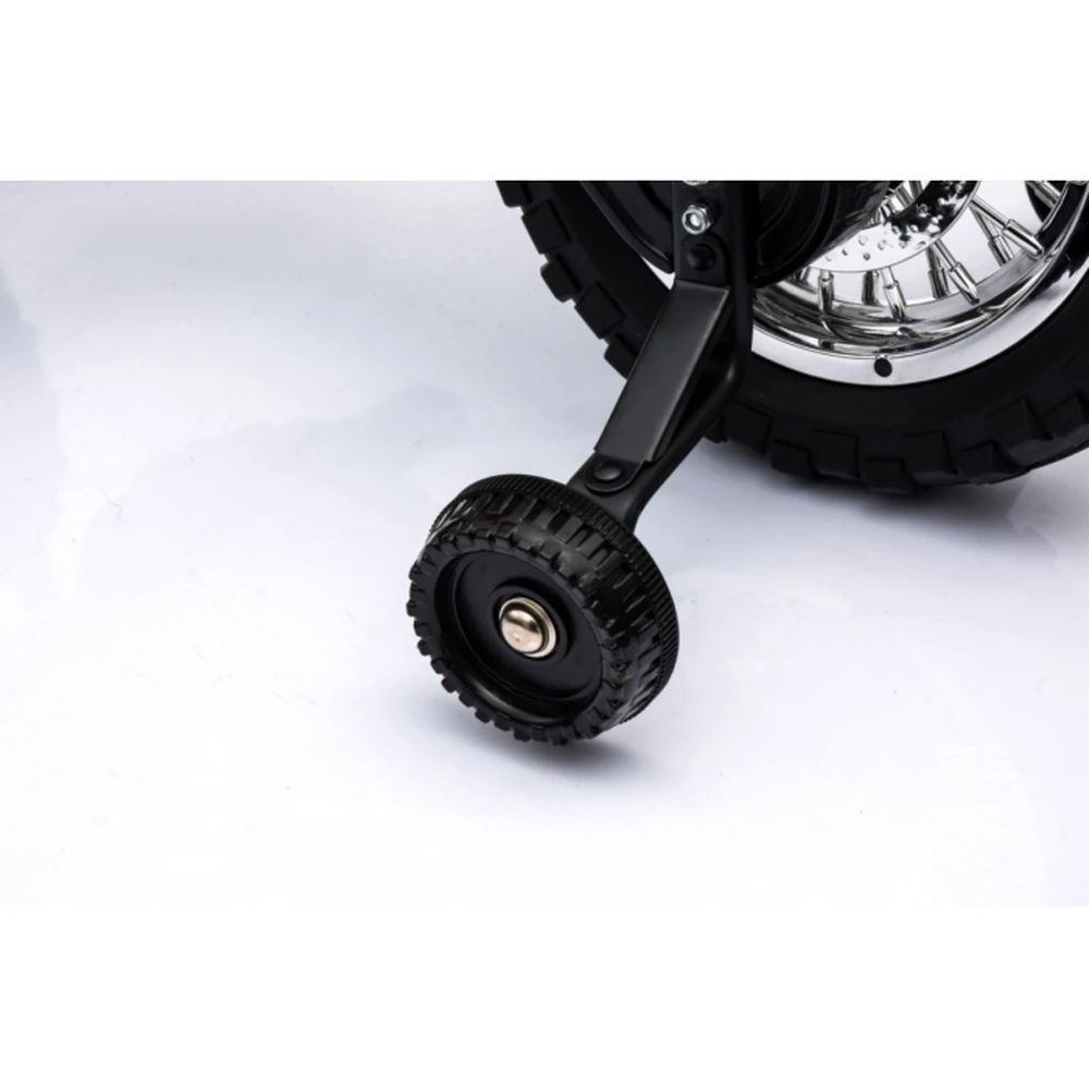 Motocicleta electrica CROSS BDM0912, roti si scaun din plastic + 2 roti ajutatoare, 105x50x72 cm, putere 6V - Rosu [8]