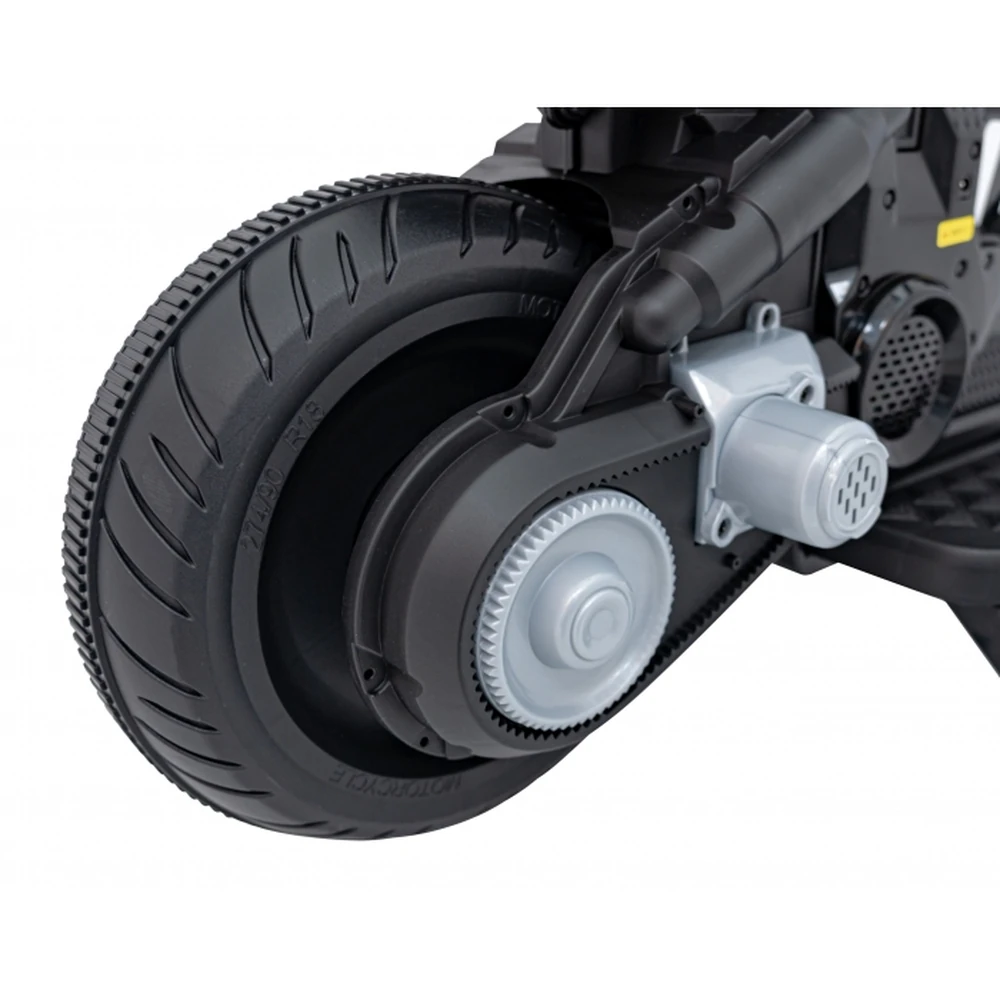 Motocicleta electrica Future QLS-805, roti din plastic + 2 roti ajutatoare, 88x46x56 cm, putere 25W - Alb [13]