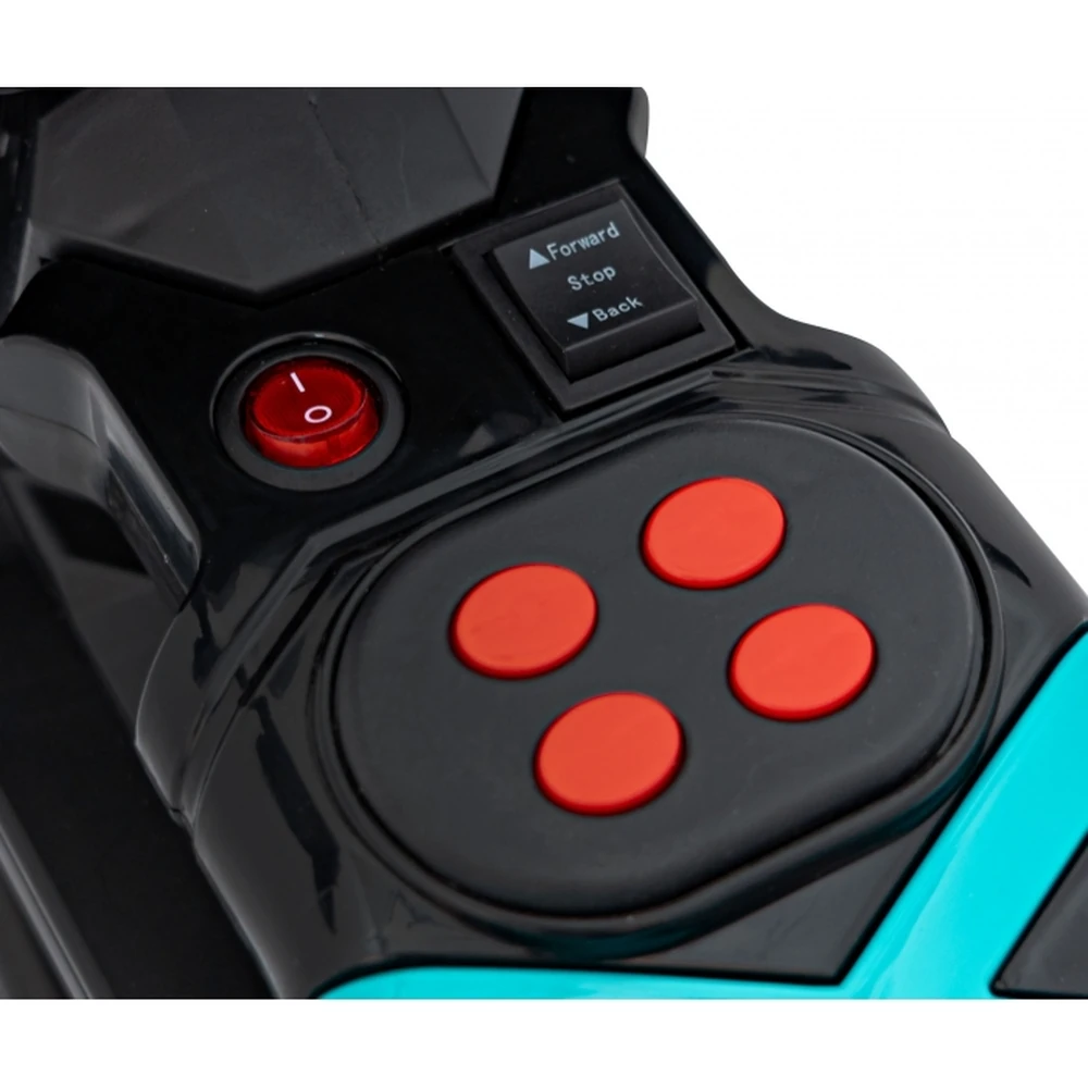 Motocicleta electrica Future QLS-805, roti din plastic + 2 roti ajutatoare, 88x46x56 cm, putere 25W - Negru [17]