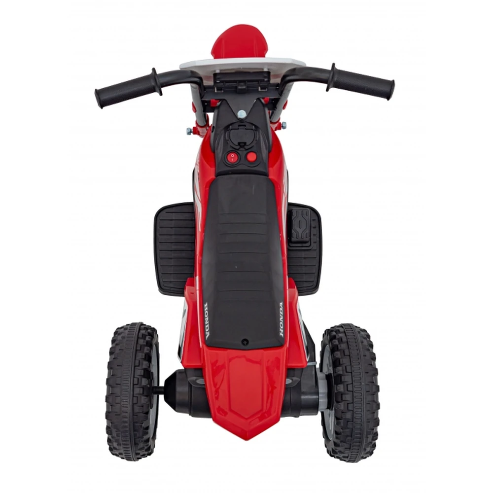 Motocicleta electrica HONDA CRF 450R, roti din plastic, 70x41x50 cm, putere 30W - Rosu [5]