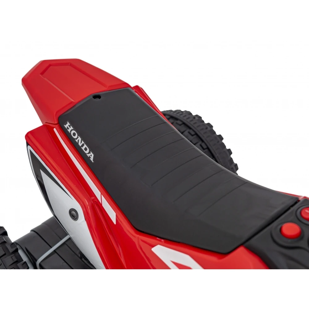 Motocicleta electrica HONDA CRF 450R, roti din plastic, 70x41x50 cm, putere 30W - Rosu [11]