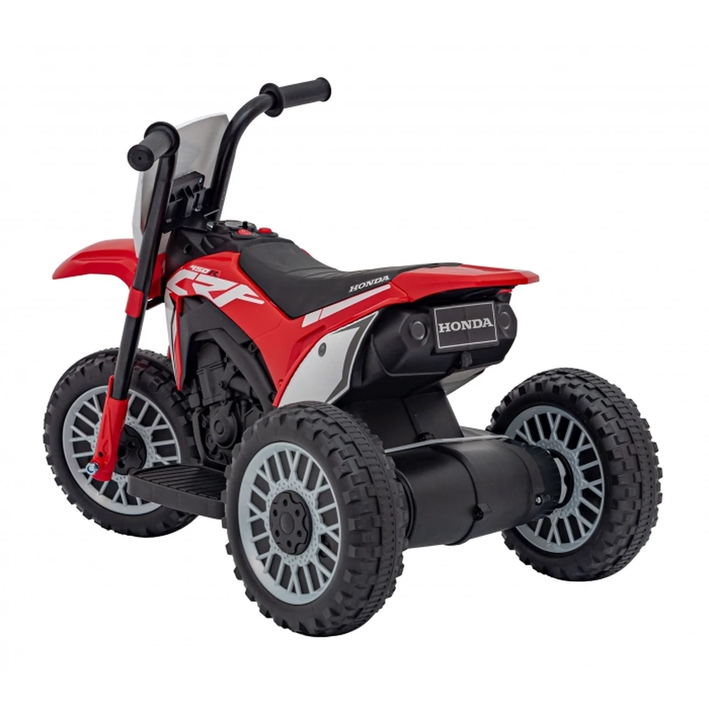 Motocicleta electrica HONDA CRF 450R, roti din plastic, 70x41x50 cm, putere 30W - Rosu [3]