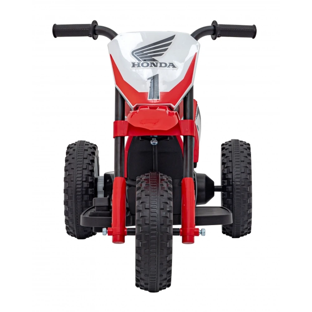 Motocicleta electrica HONDA CRF 450R, roti din plastic, 70x41x50 cm, putere 30W - Rosu [4]