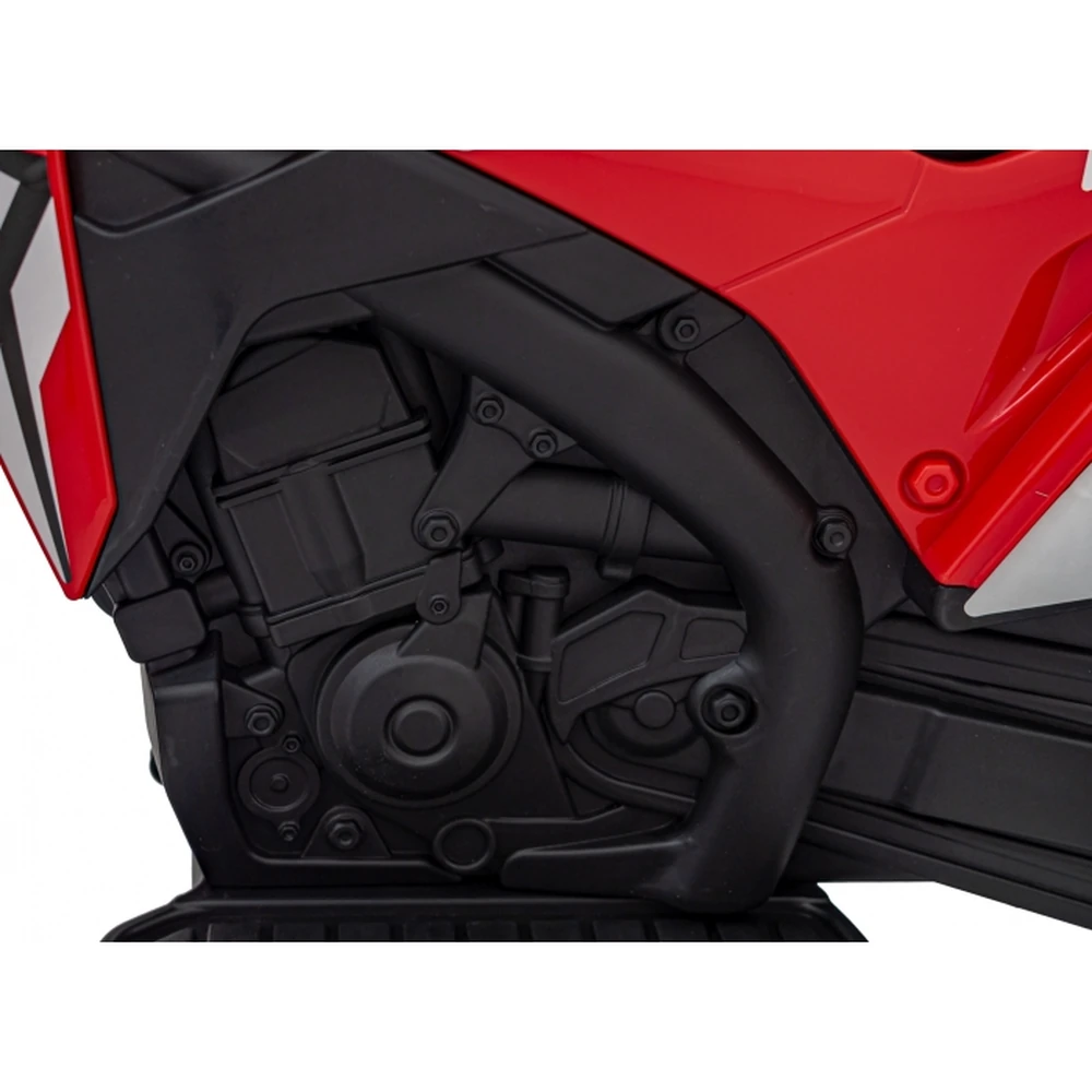 Motocicleta electrica HONDA CRF 450R, roti din plastic, 70x41x50 cm, putere 30W - Rosu [10]
