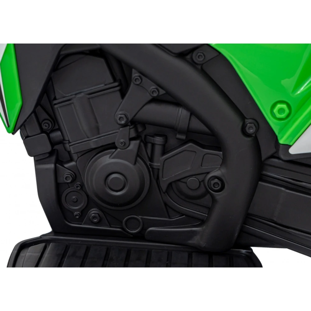 Motocicleta electrica HONDA CRF 450R, roti din plastic, 70x41x50 cm, putere 30W - Verde [13]