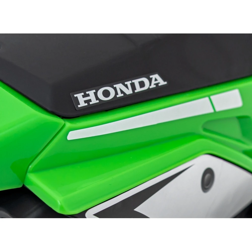 Motocicleta electrica HONDA CRF 450R, roti din plastic, 70x41x50 cm, putere 30W - Verde [10]
