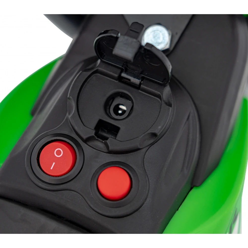 Motocicleta electrica HONDA CRF 450R, roti din plastic, 70x41x50 cm, putere 30W - Verde [14]