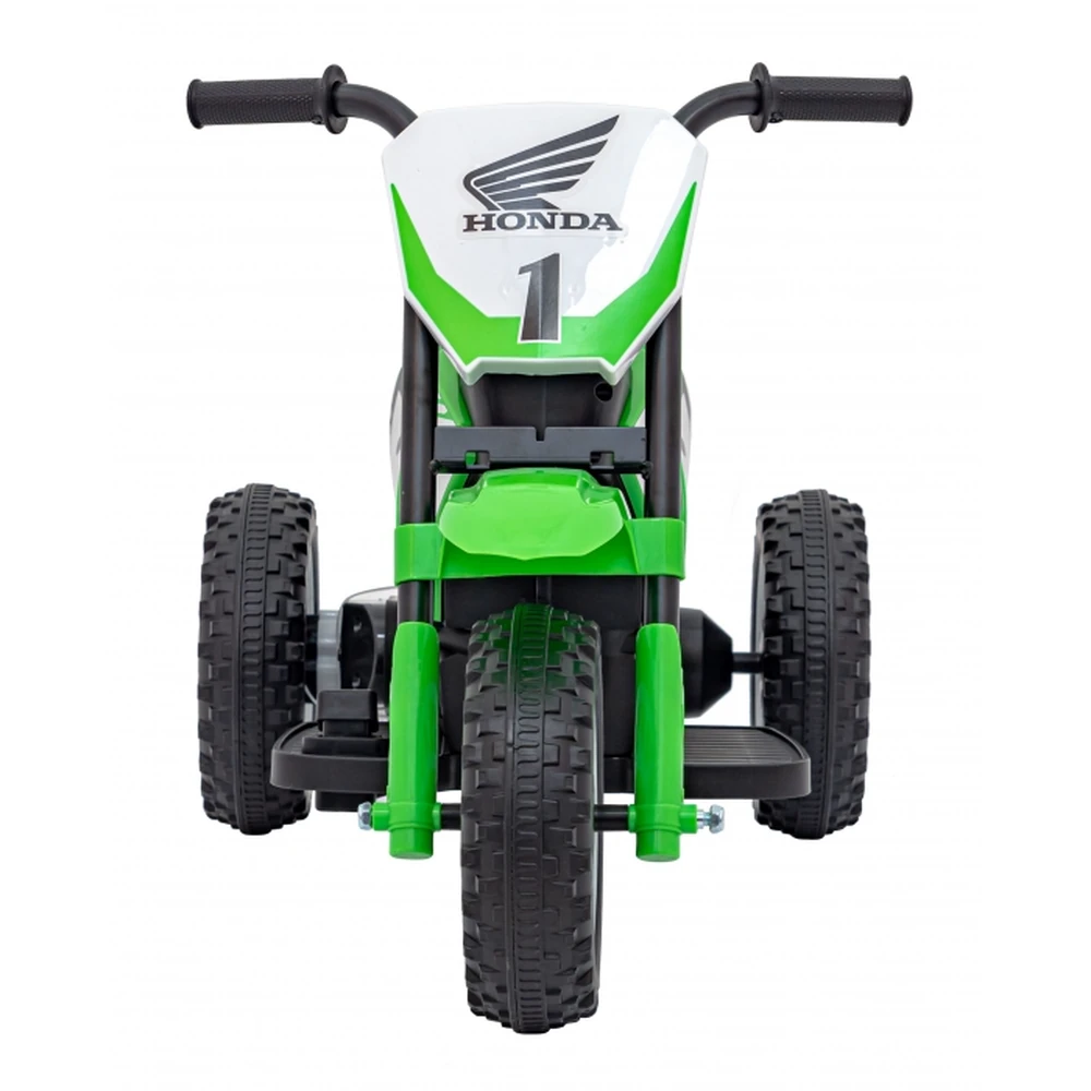 Motocicleta electrica HONDA CRF 450R, roti din plastic, 70x41x50 cm, putere 30W - Verde [8]