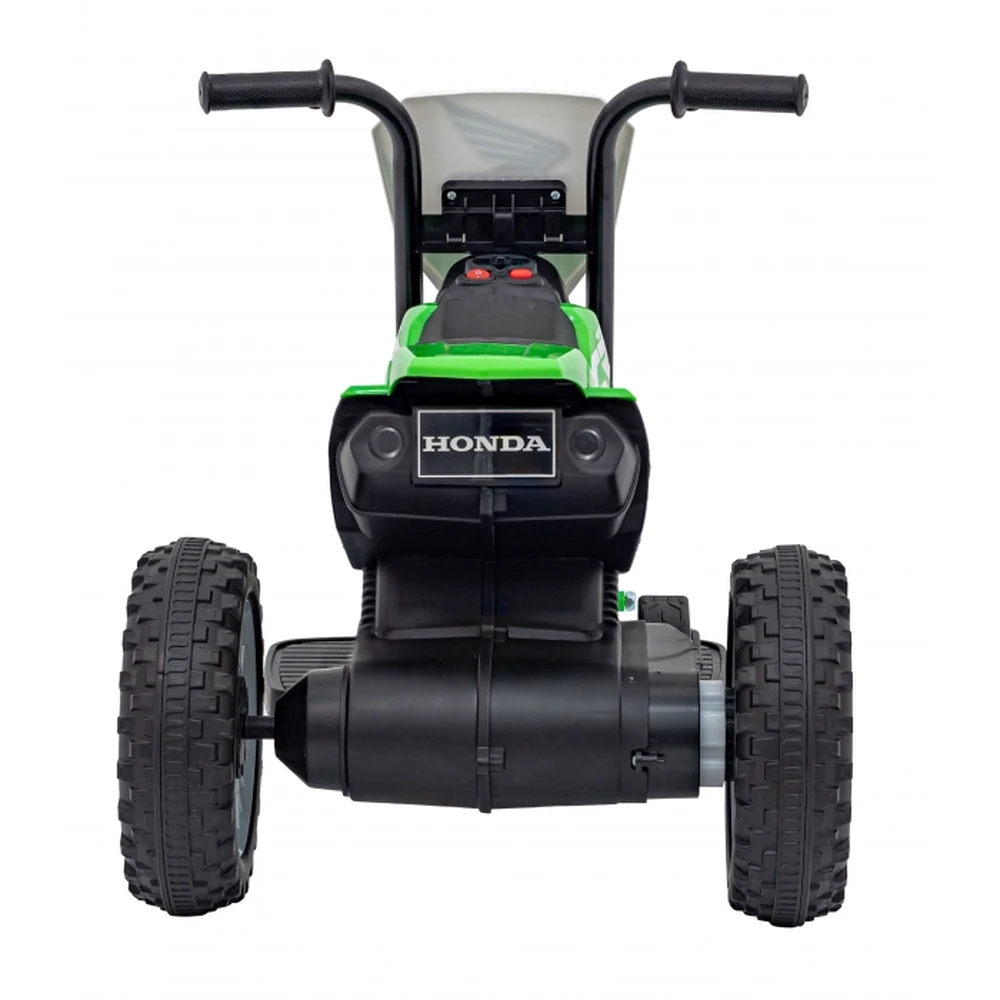 Motocicleta electrica HONDA CRF 450R, roti din plastic, 70x41x50 cm, putere 30W - Verde [7]