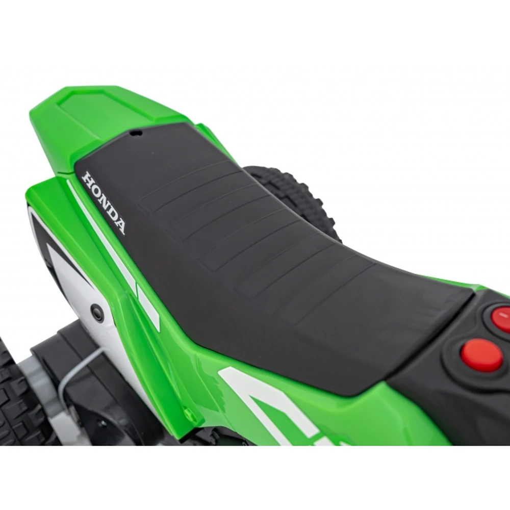 Motocicleta electrica HONDA CRF 450R, roti din plastic, 70x41x50 cm, putere 30W - Verde [11]