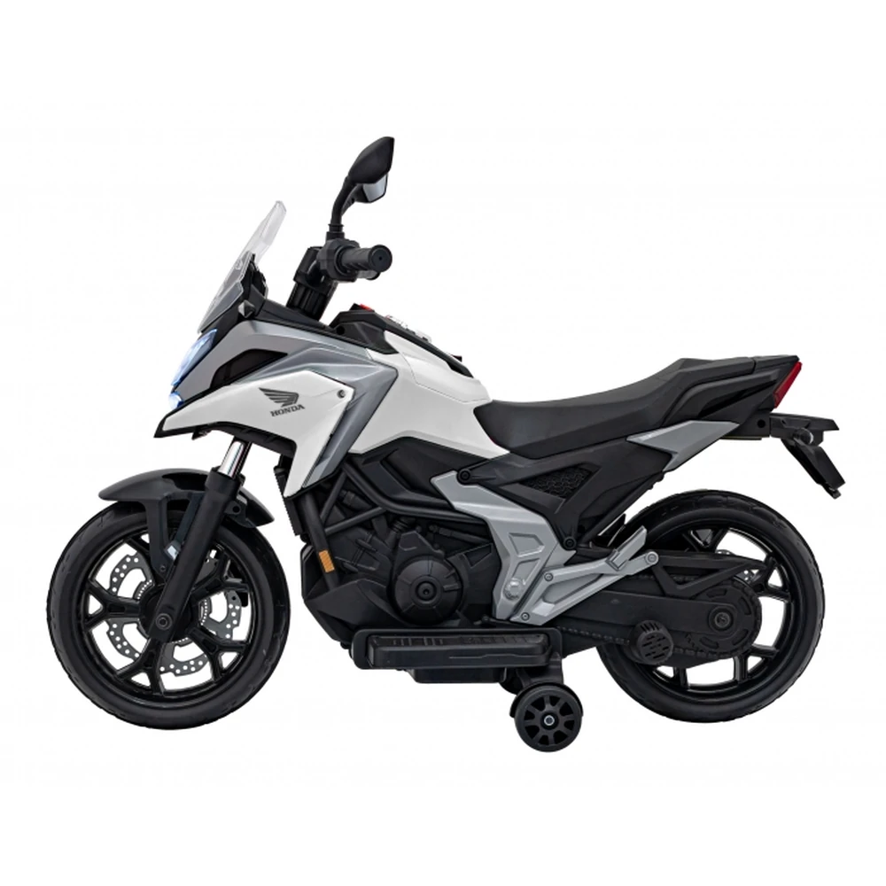 Motocicleta electrica HONDA NC750X, roti si scaun din plastic, 103x41x74 cm, putere 70W - Alb [8]