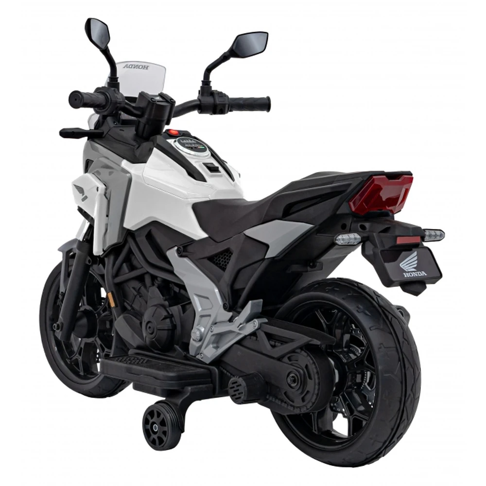 Motocicleta electrica HONDA NC750X, roti si scaun din plastic, 103x41x74 cm, putere 70W - Alb [4]