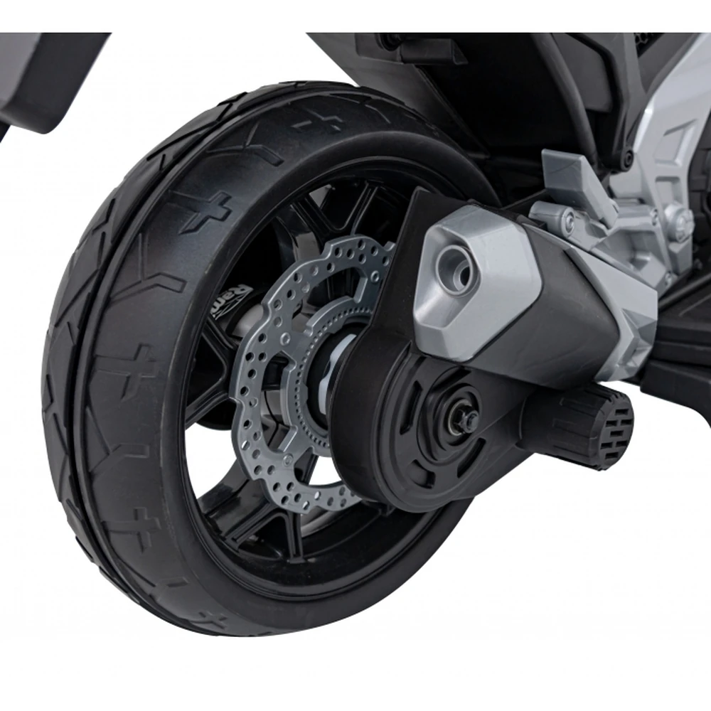 Motocicleta electrica HONDA NC750X, roti si scaun din plastic, 103x41x74 cm, putere 70W - Alb [11]