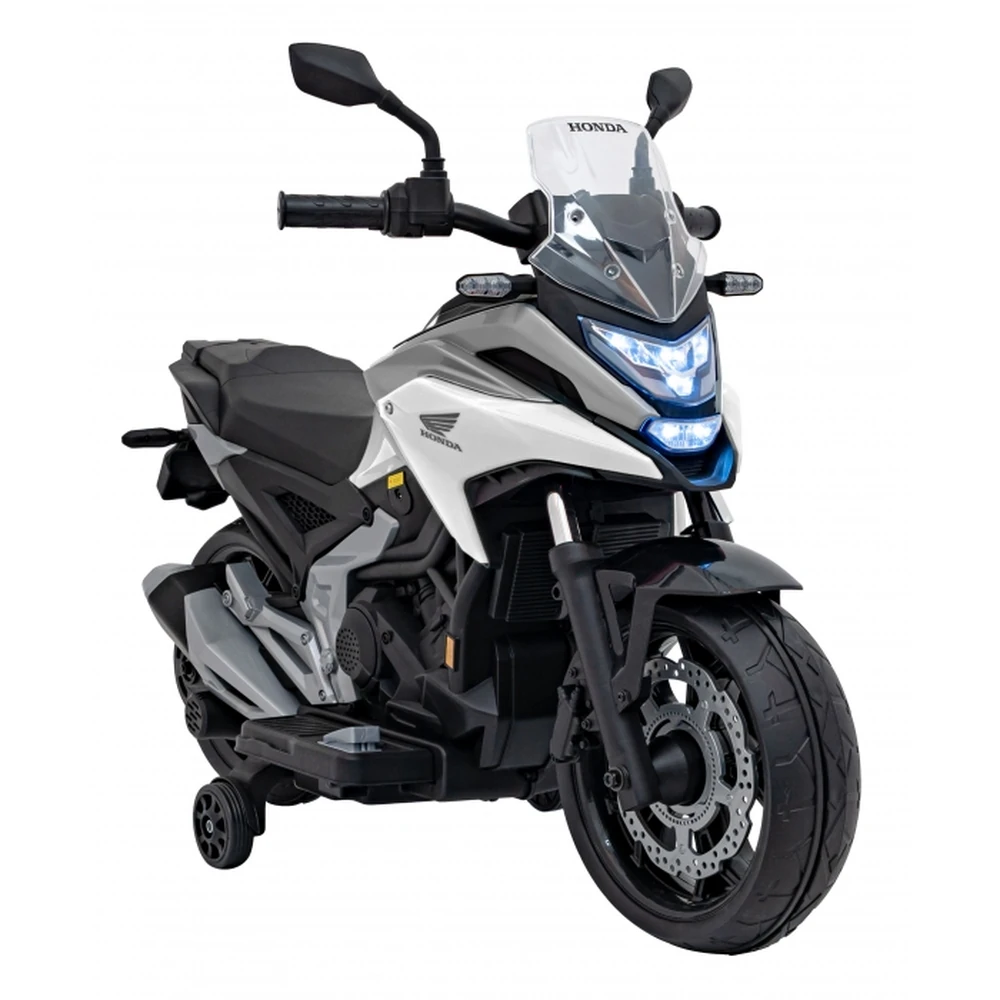 Motocicleta electrica HONDA NC750X, roti si scaun din plastic, 103x41x74 cm, putere 70W - Alb [5]