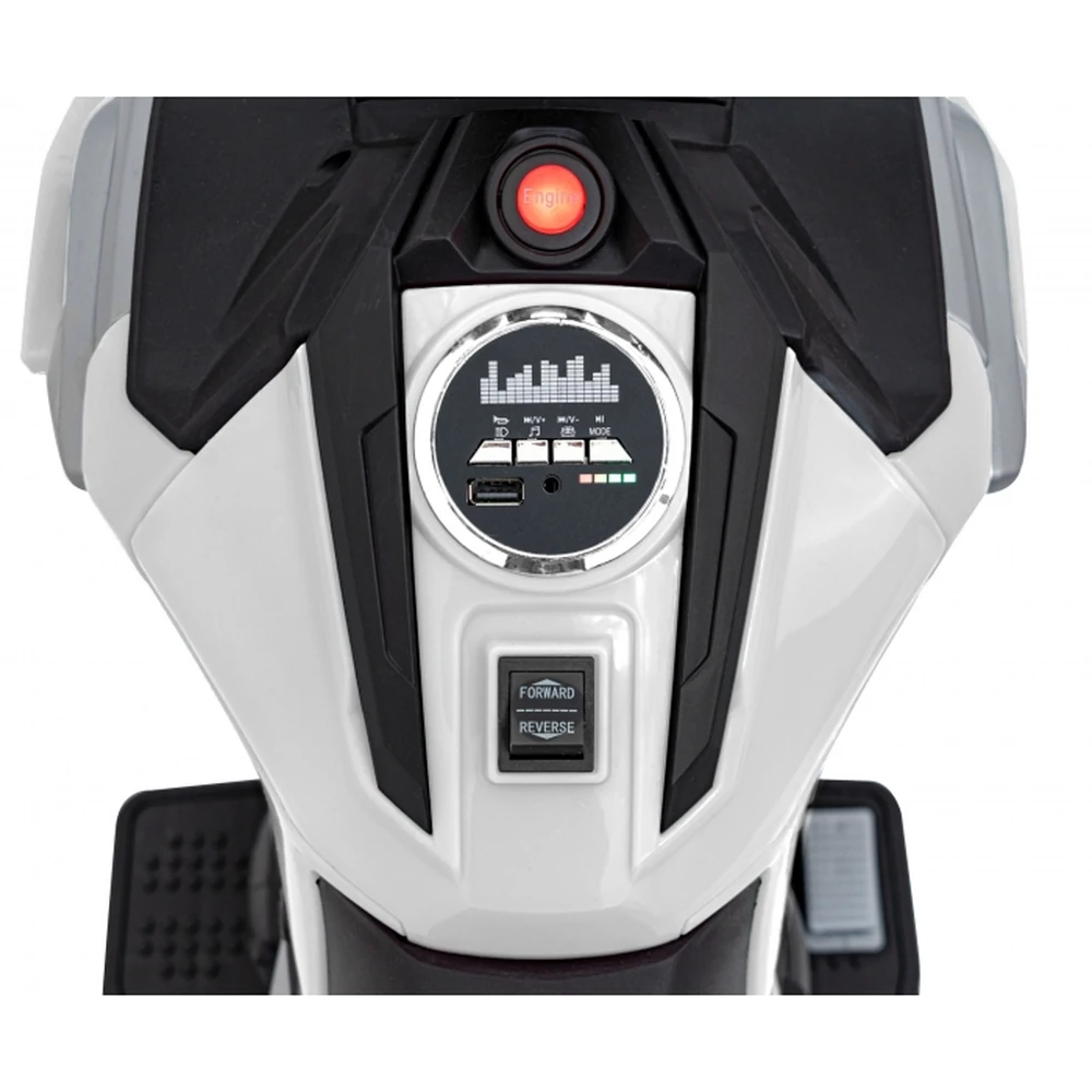 Motocicleta electrica HONDA NC750X, roti si scaun din plastic, 103x41x74 cm, putere 70W - Alb [6]