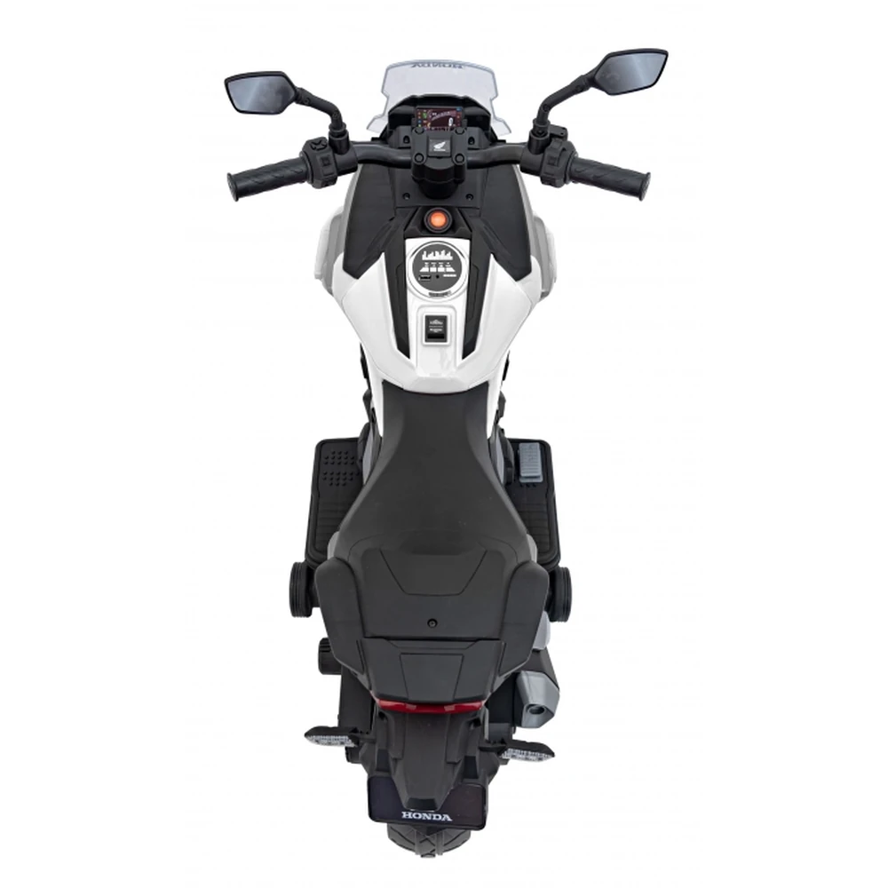 Motocicleta electrica HONDA NC750X, roti si scaun din plastic, 103x41x74 cm, putere 70W - Alb [10]