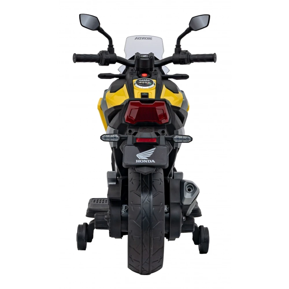 Motocicleta electrica HONDA NC750X, roti si scaun din plastic, 103x41x74 cm, putere 70W - Galben [7]