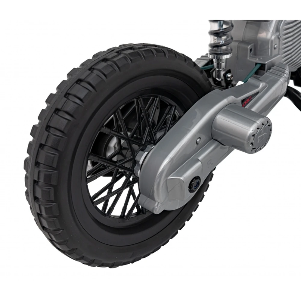 Motocicleta electrica PANTONE 361C, roti EVA + 2 roti ajutatoare, scaun tapitat, 108x59x72 cm, putere 60W - Roz [20]